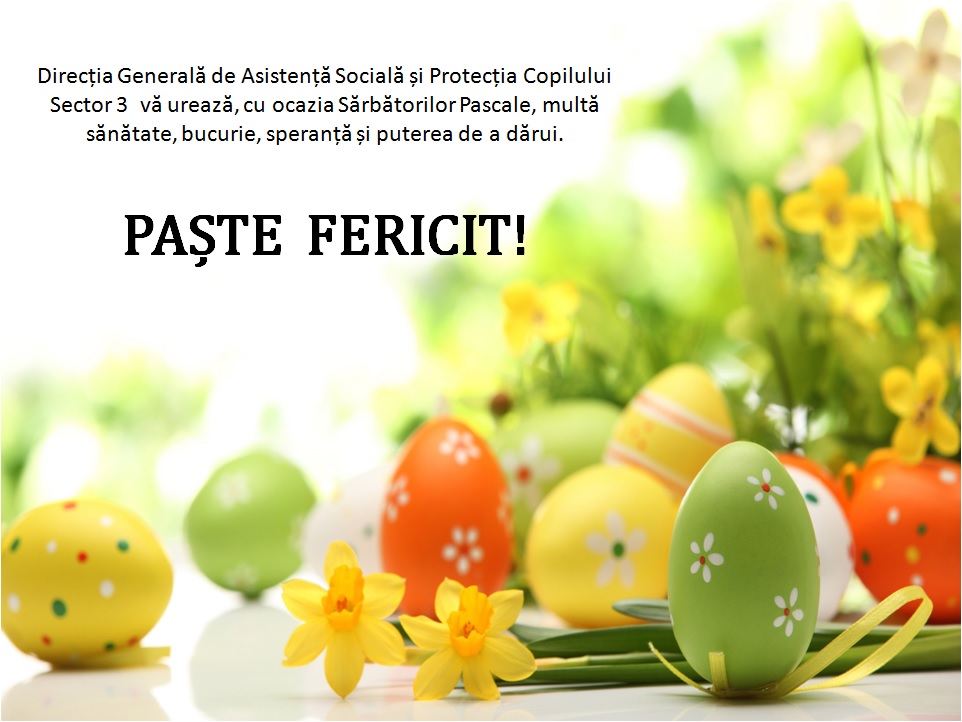 Felicitare DGASPC Sector 3